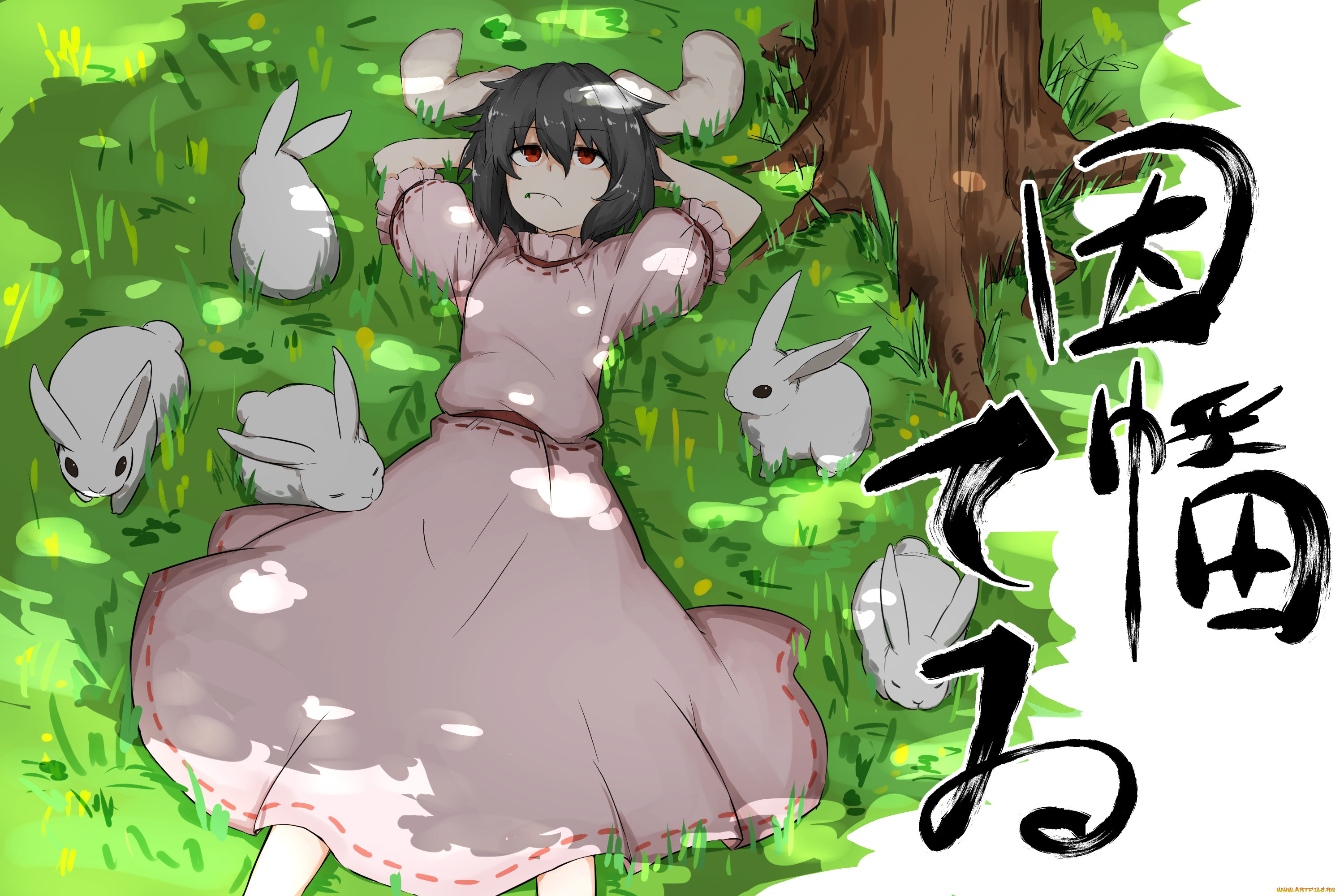 , touhou, inaba, tewi